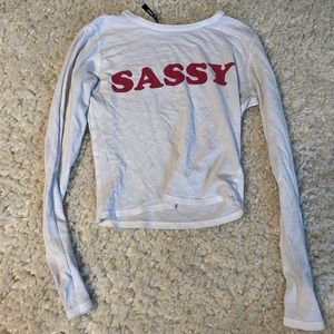 Size xtra small top from fashion nova